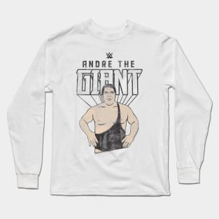 Andre The Giant Portrait Standing Long Sleeve T-Shirt